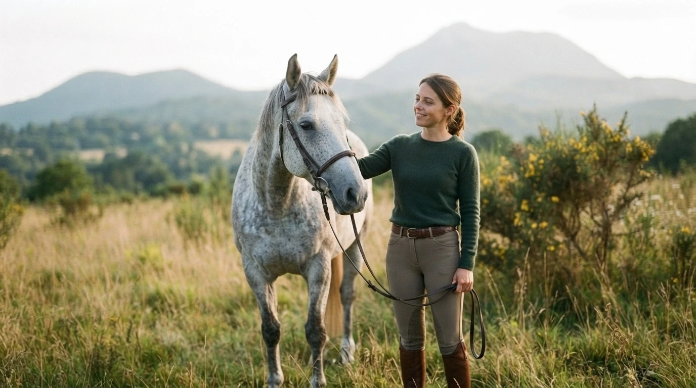 Cours d'équitation à Busset, Allier